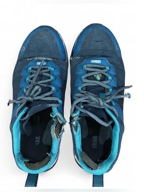 Men's Blue Safety Shoes - Comfort Lace-Up